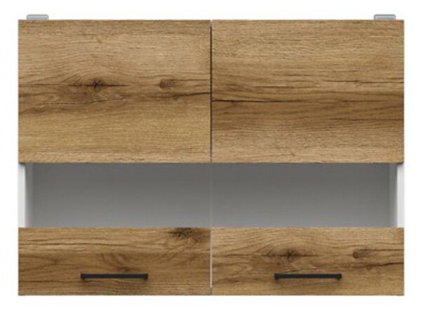Junona Line Skříňka G2W/80/57, bílá/dub delano světlý