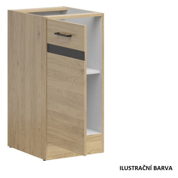Junona Line skříňka BBL D1D/40/82 L, wenge/dub sonoma