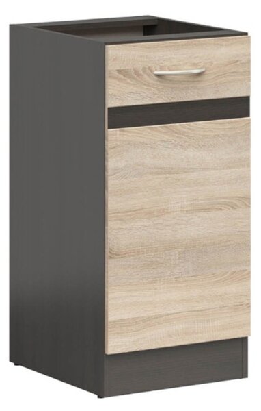 Junona Line skříňka BBL D1D/40/82 L, wenge/dub sonoma