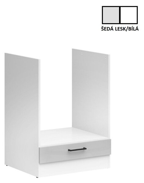 Junona Line Tafla skříňka BBL DPK/60/82, bílá/světle šedý lesk