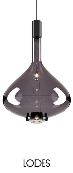 Lodes Designové závěsné LED svítidlo SKY-FALL LARGE, 12W, v. 54,2 cm, CRI90 Barva: Zlatá, Teplota světla: 2700K, Barva konstrukce: Chrom