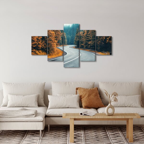 Obraz - Klikatící se silnice (125x70 cm)