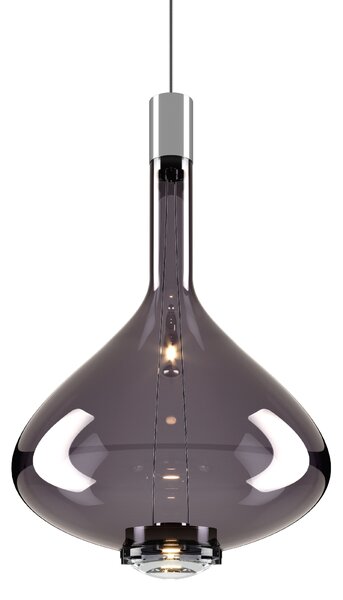 Lodes Designové závěsné LED svítidlo SKY-FALL LARGE, 12W, v. 54,2 cm, CRI90 Barva: Zlatá, Teplota světla: 2700K, Barva konstrukce: Chrom