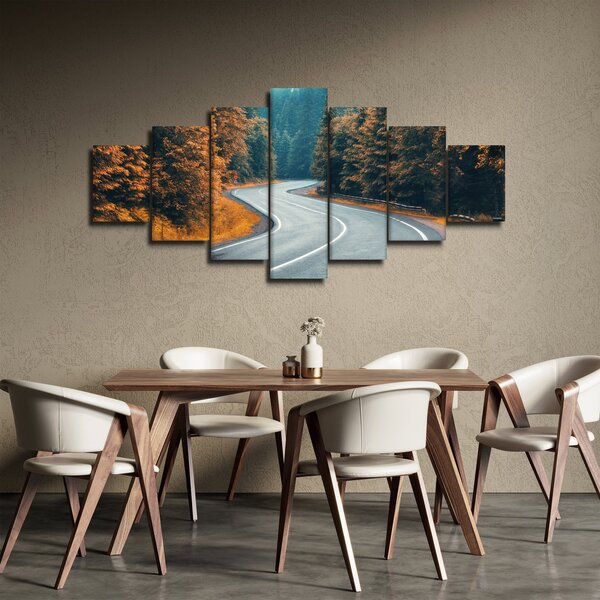 Obraz - Klikatící se silnice (210x100 cm)