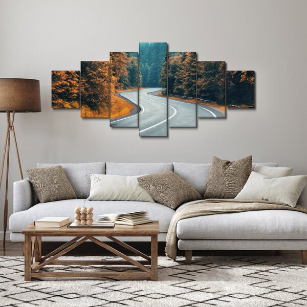 Obraz - Klikatící se silnice (210x100 cm)
