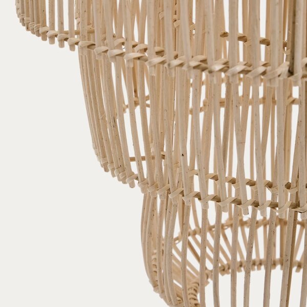 Ratanové závěsné stínidlo Kave Home Janoa 38 cm