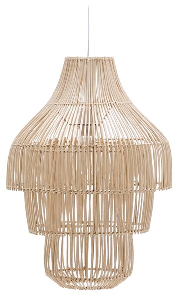 Ratanové závěsné stínidlo Kave Home Janoa 38 cm