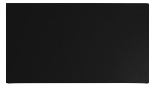 Matně černý skleněný jídelní stůl Kave Home Argo 160 x 90 cm s nerezovou podnoží