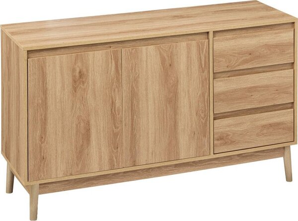 Nízká komoda do obývacího pokoje ABANA, 120 x 39 x 76 cm