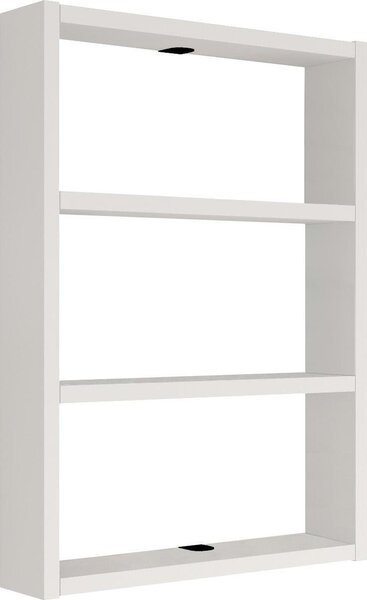 HowHomely | Kuchyské police - Nástnná police - PERA - 60 cm - Bílá - Minimalistický design - Úspora místa a funknost