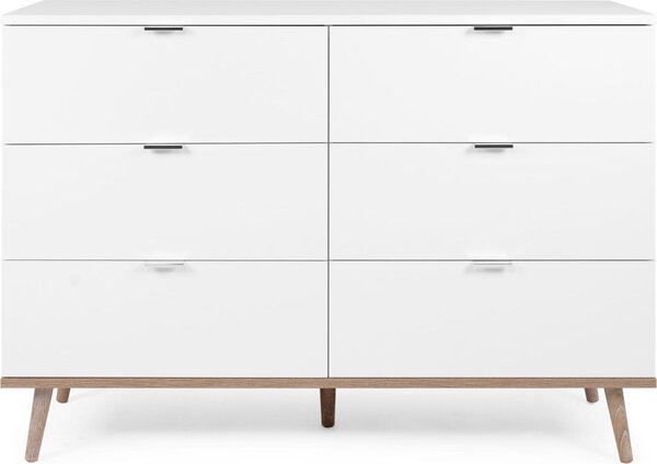 Komoda se 6 zásuvkami, šířka 120 cm - KODAŇ