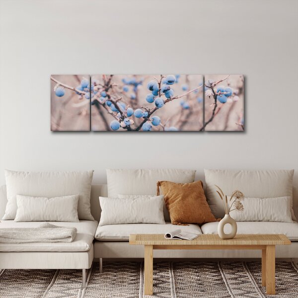 Obraz bobulí na keři (170x50 cm)
