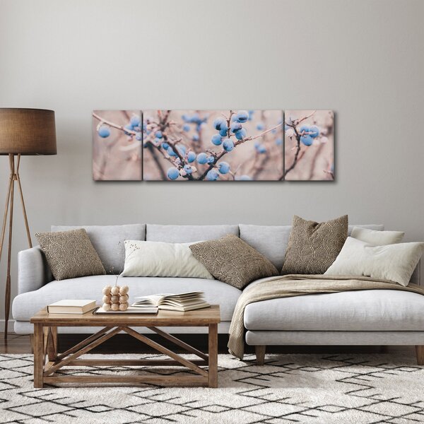 Obraz bobulí na keři (170x50 cm)
