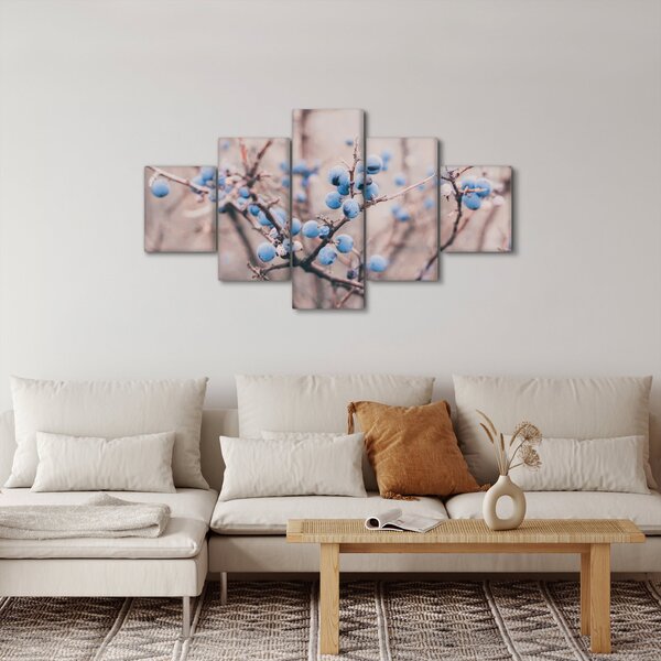 Obraz bobulí na keři (125x70 cm)