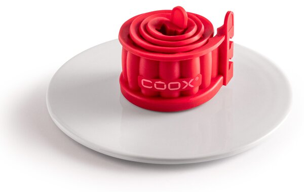 Forma na koláč coox QUICHE s porcelán. základnou průměr 18 cm, červená