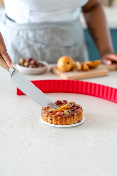 Forma na koláč coox QUICHE s porcelán. základnou průměr 12 cm, modrá Barva: Modrá