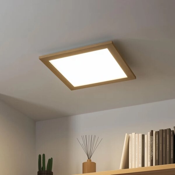 Eglo 75643 - LED Stropní svítidlo CALEMAR LED/19W/230V 4000K 43,7 cm dub