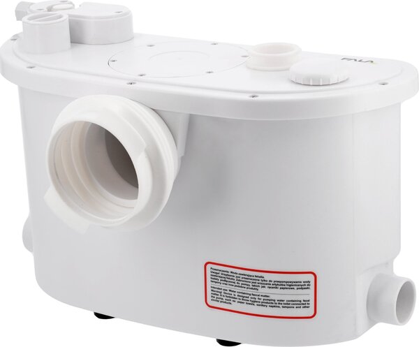 Zvedací stanice WC, erpadlo fekálií sprchové umyvadlo s 400W macerátorem