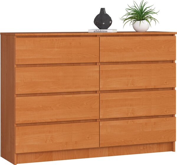 Akord Kredenc 8 zásuvek ole 138x40x99 cm