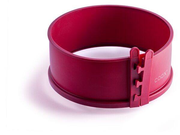 Forma coox SPRING průměr 18 cm se skleněnou základnou, vínová