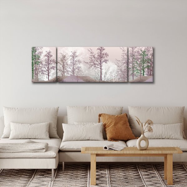 Obraz lesa (170x50 cm)