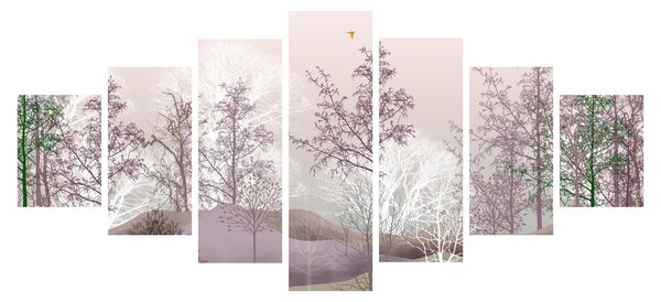 Obraz lesa (210x100 cm)