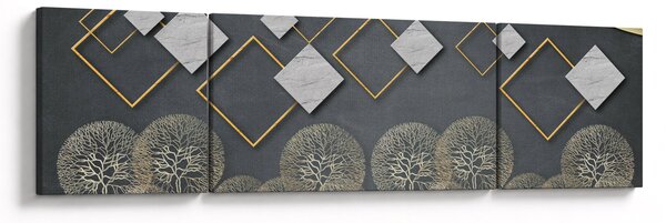 Obraz abstrakce (170x50 cm)