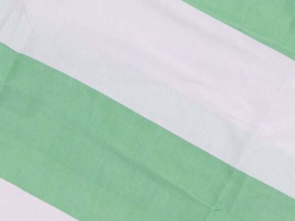 Bavlněné povlečení STRIPES bílo-zelené Rozměr povlečení: 70 x 90 cm | 140 x 200 cm