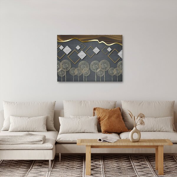 Obraz abstrakce (70x50 cm)