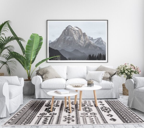 Orientální koberec NEPAL 120x180 cm šedá/bílá