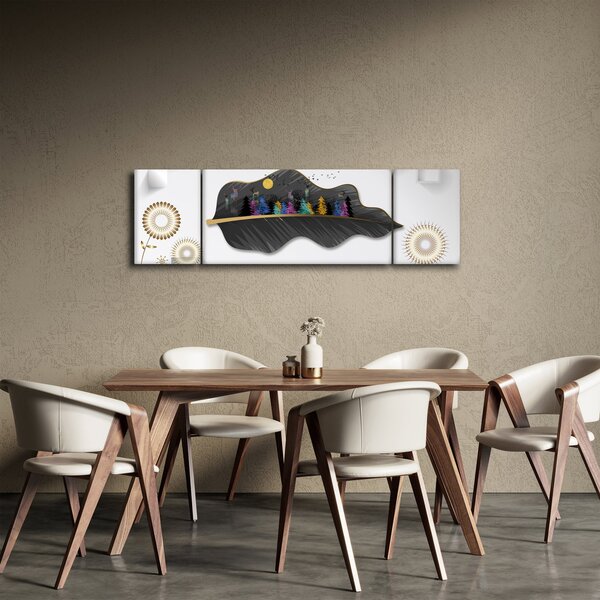 Obraz abstrakce (170x50 cm)