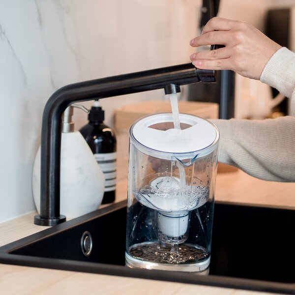 Skleněná filtrační konvice Wessper D2 Borosilicate AquaMax, 3,0 l