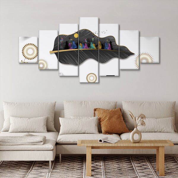 Obraz abstrakce (210x100 cm)