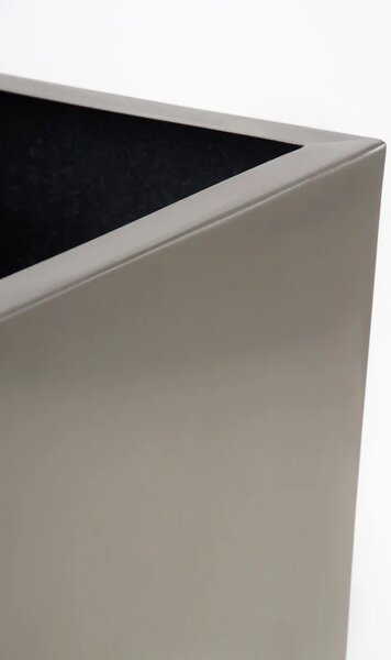 Květináč CLASSIC, broušený nerez, výška 100 cm, stříbrný, outlet