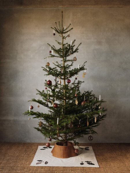 Ferm Living Vánoční baňky Glass Baubles S set 3 ks, roseate opaque