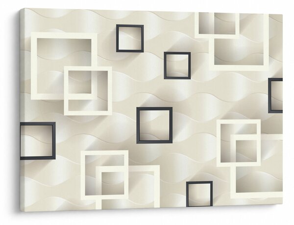 Geometrický abstraktní obraz (70x50 cm)