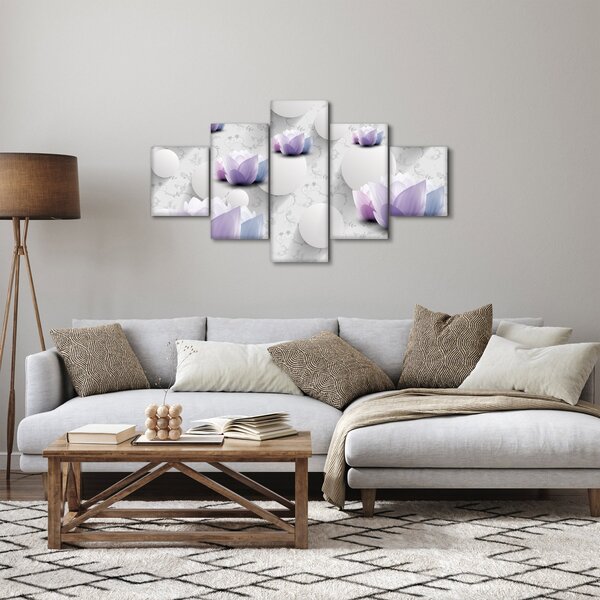 Obraz s květy (125x70 cm)
