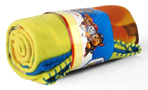 Jerry Fabrics Fleecová deka s motivem Tlapková patrola - Modrá | 100 x 150 cm