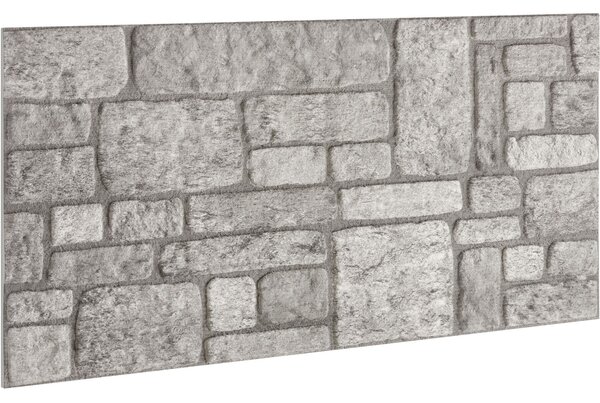 Tectake 3D nástěnné panely - Přírodní kámen tmavě šedý
