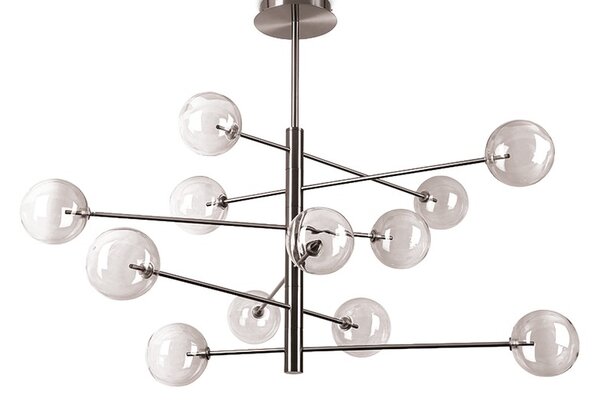 Ideal Lux 345390 EQUINOXE závěsné svítidlo 12xG4 kouřová