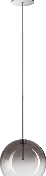 Ideal Lux 345369 EQUINOXE závěsné svítidlo D200mm 1xG4 kouřová