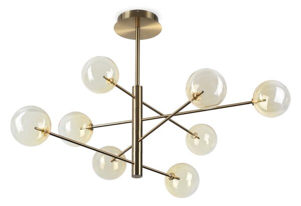 Ideal Lux 345420 EQUINOXE závěsné svítidlo 8xG4 měděná