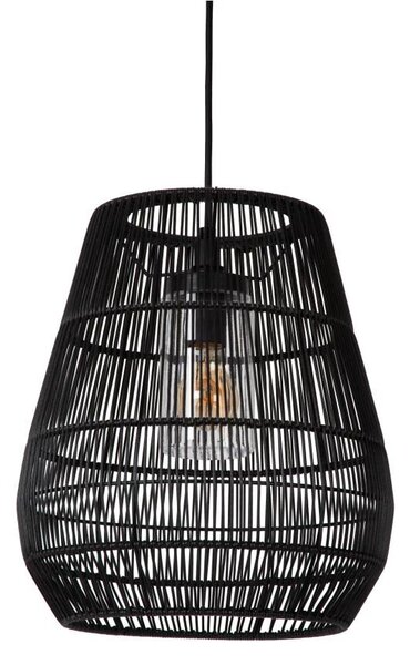 LUCIDE 03844/01/30 NERIDA venkovní závěsné svítidlo 1xE27 D350mm IP44 černá