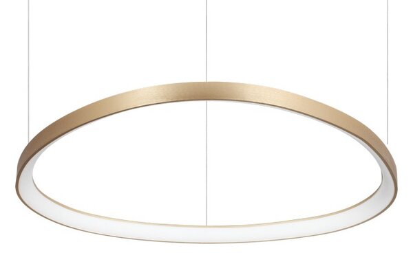 Ideal Lux 341606 GEMINI závěsné svítidlo LED 56W 6200/4240lm 2700K mosazná ON-OFF