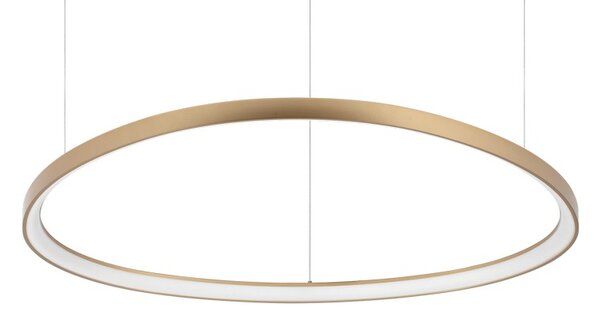 Ideal Lux 341637 GEMINI závěsné svítidlo LED 78W 8600/5130lm 2700K mosazná ON-OFF