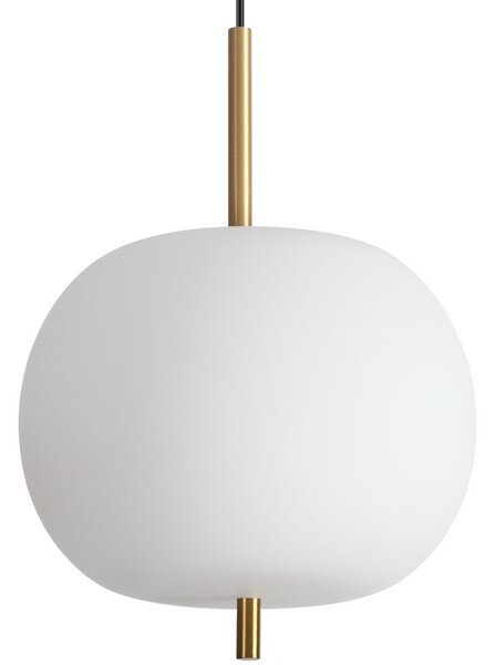 Ideal Lux 314969 UMILE-1 závěsné svítidlo LED 20W 2000/1420lm 3000K zlatá, bílá