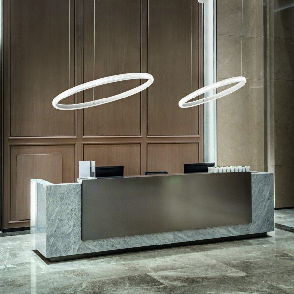 Ideal Lux 325804 MIRACLE SP D40 závěsné svítidlo D400mm LED 25W 3300/2610lm 3000K bílá