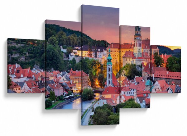 Obraz - Český Krumlov (125x70 cm)