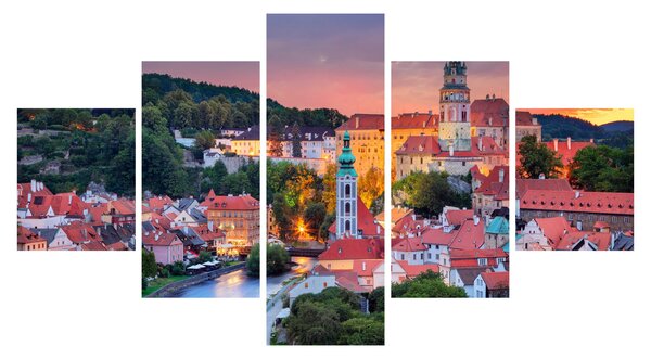 Obraz - Český Krumlov (125x70 cm)
