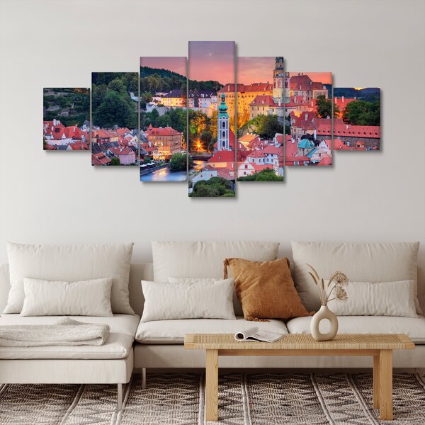 Obraz - Český Krumlov (210x100 cm)